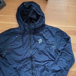 Peloton Men's Hooded Windbreaker Jacket - Large